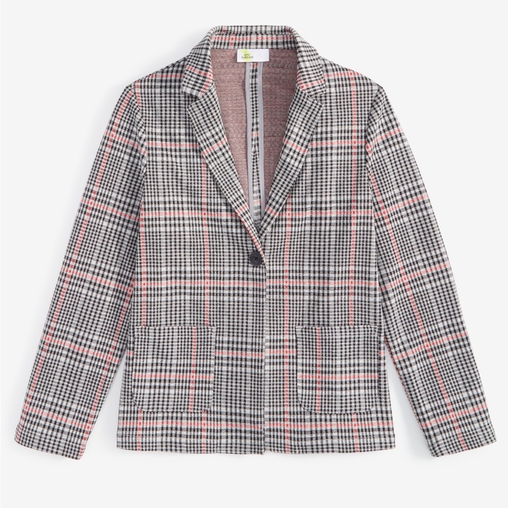 New - Epic Threads Little & Big Girls Plaid Blazer